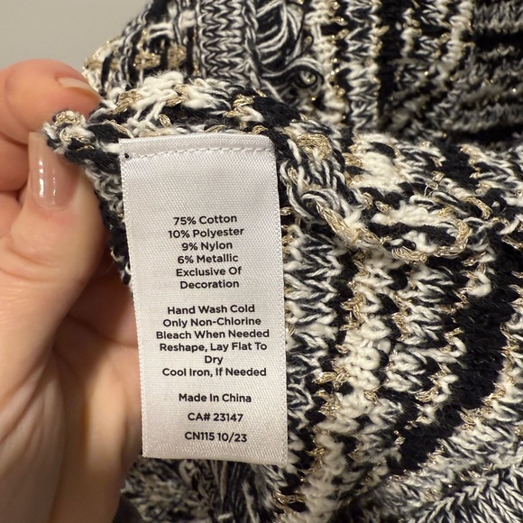 NWOT Talbots L petite tweed sweater - Picture 4 of 4